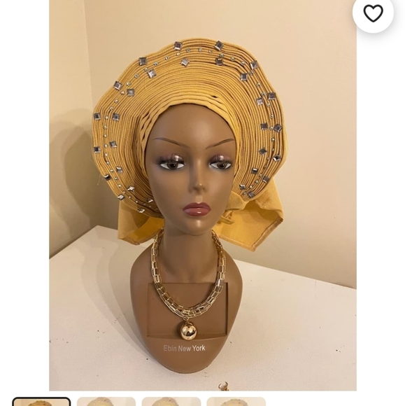 Gele Headwrap fabric - Picture 3 of 3